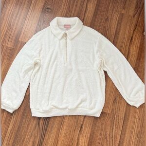 Show Me Your MuMu Sadie Pullover Sweater,White,Size Medium, Brand New Never Worn